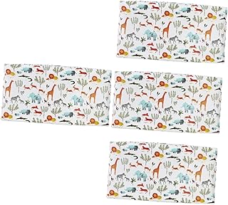Veemoon 4 Peças Capa De Tecido Removível Fraldas De Bebê Fraldas Tapete De Mesa De Bebê Capas De Almofada De Troca Para Meninas Capa De Almofada De Mesa De Mudança Capa De Mesa De Mudança