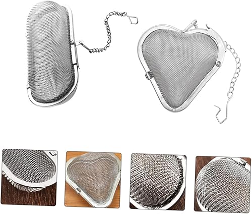 Miniatura 8 de Cabilock Bola de condimento de acero inoxidable, infusor de té de malla metálica, infusor de bola de té, infusor de té de acero inoxidable, bola de