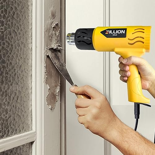 Miniatura 8 de Pistola de calor, pistola de aire caliente BILLION GOLD de 1800 W, 752  a 1112  con 2 ajustes de temperatura, pistola de calor para manualidades,