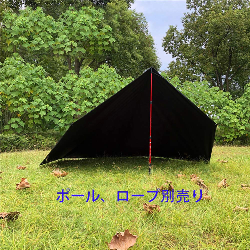 Amazon.co.jp: Kadahis ワンポールテント 3-4人用 超軽量 1.46㎏ 設営