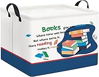 Vista 7 de Cesta de almacenamiento para niños y niñas, cesta de regalo, estante de libros vacío, rectangular, decoración de habitación de animales