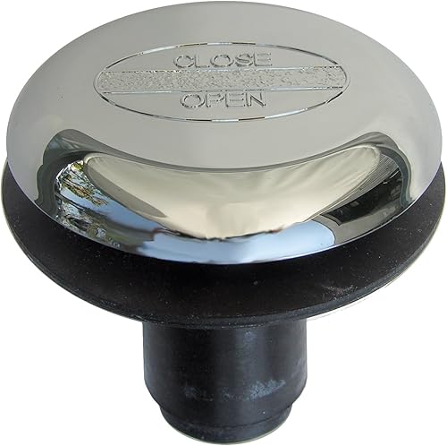 Miniatura 6 de LASCO 03-4821 Tina de tapón de filtro estilo de ajuste rápido, cromado