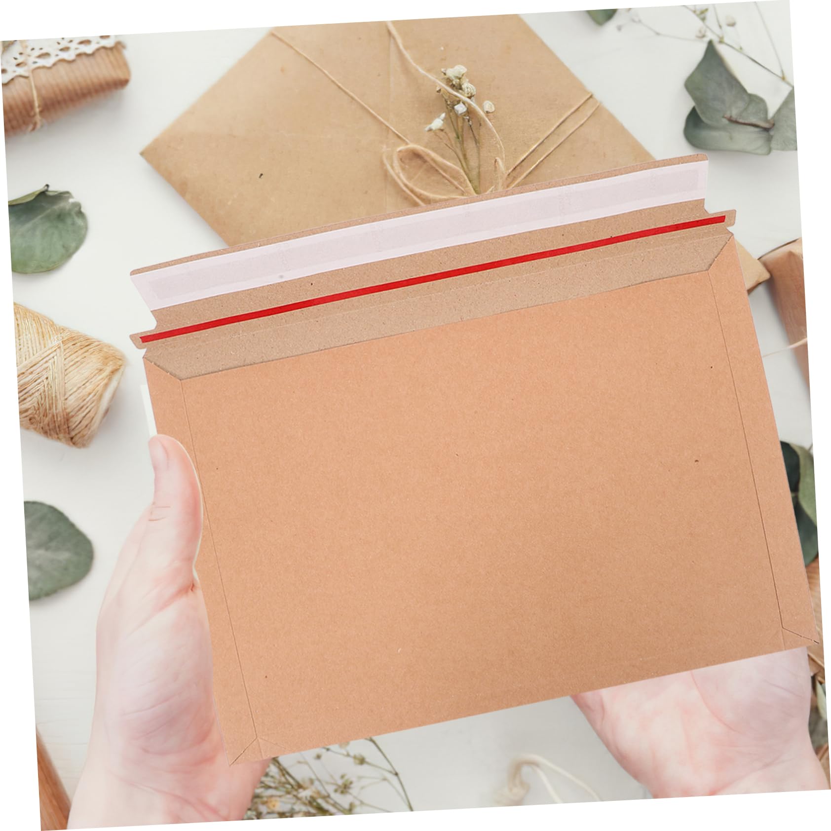 DOITOOL 30 Piezas Bolsa Para Documentos De Cartón Sobres Autosellables Para Correo y Documentos De Oficina Paquete De Sobres Planos Para Envíos De Fotografía