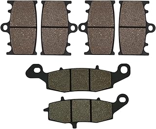 Cyleto Front and Rear Brake Pads for KAWASAKI VN1700 VN 1700 Vulcan 1700 Voyager 2009-2016 VN2000 Vulcan 2000 2004-2009 VN 2000 Vulcan Classi 2006-2010