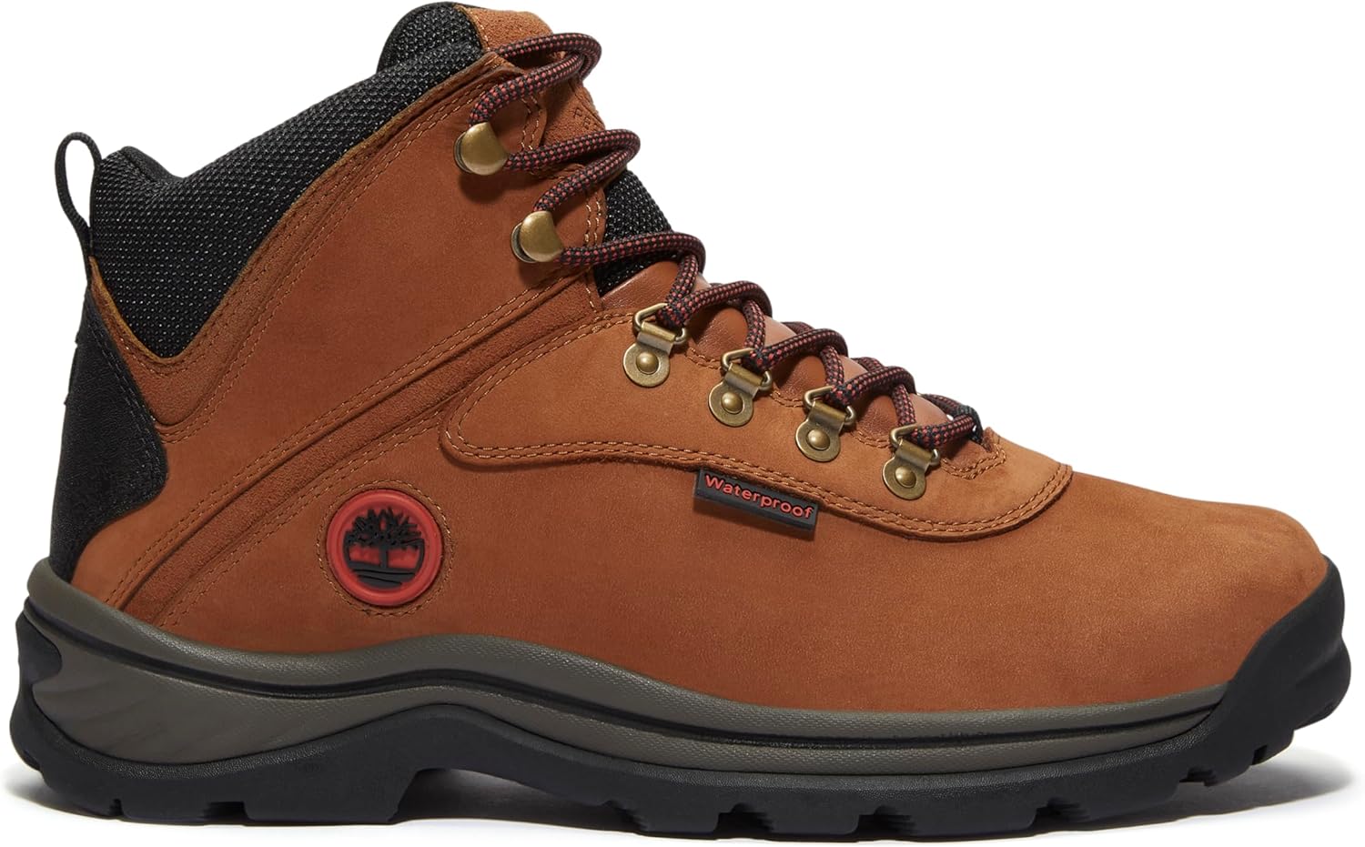 Timberland Men's White Ledge Mid Waterproof Hiking Boot, Rust Nubuck, 7 Wide