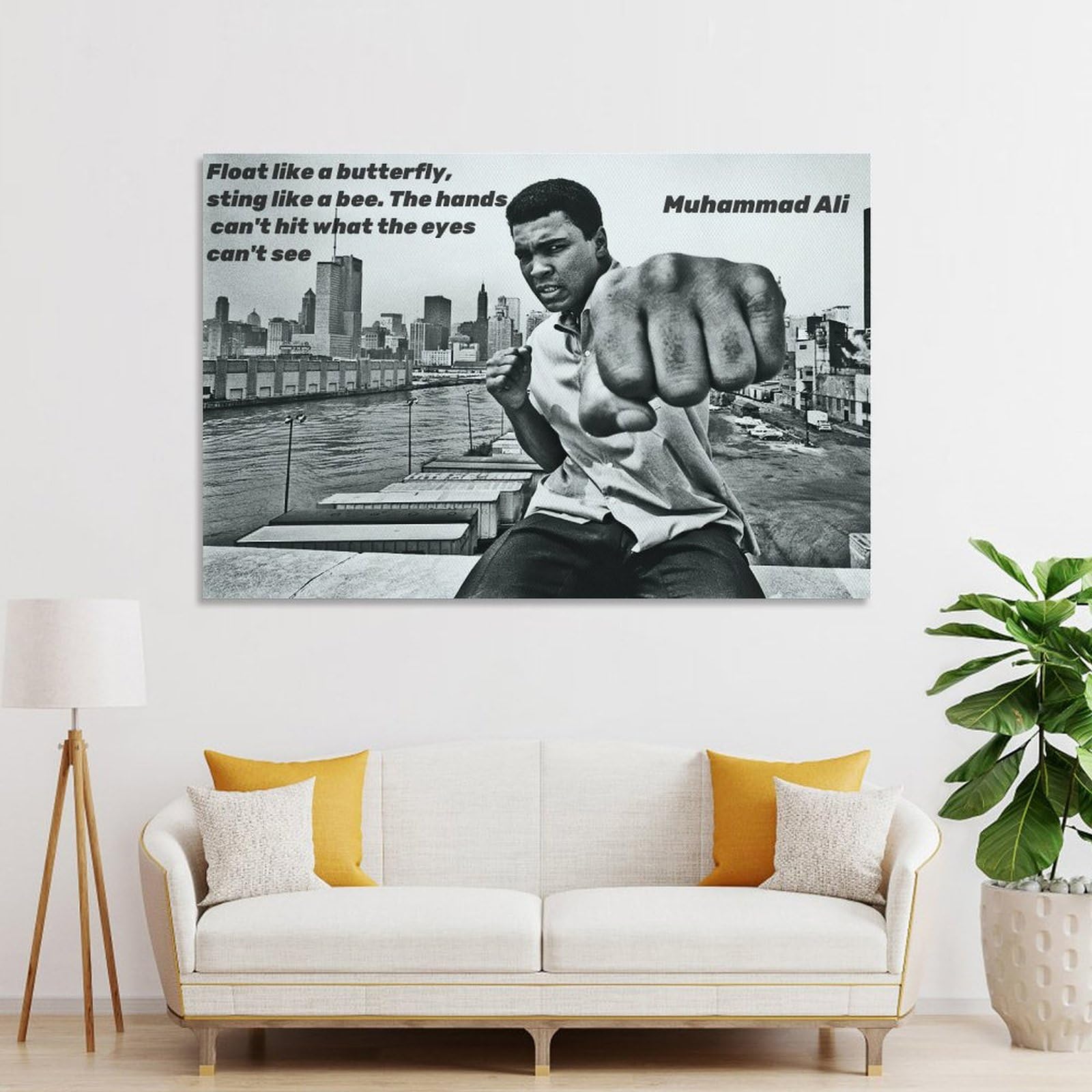 Amazon.co.jp: Muhammad Ali ポスター モハメド・アリ名言ボクシング王