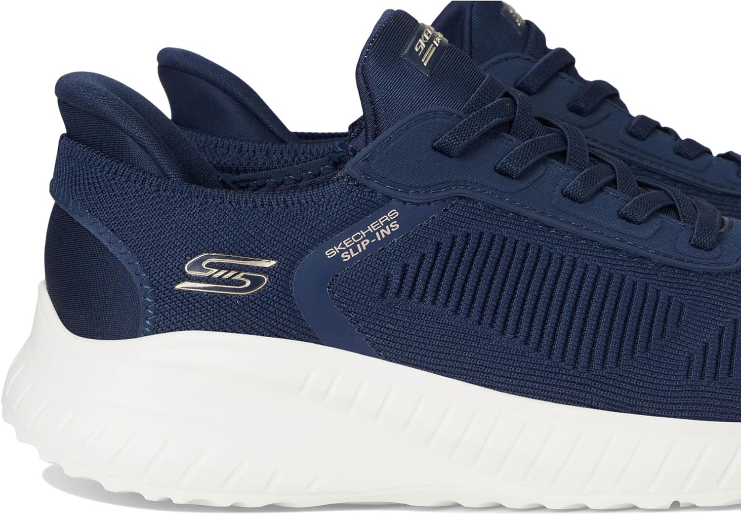 Skechers Women's Bobs Squad Chaos-Current Muse Hands Free Sneakers - Image 7