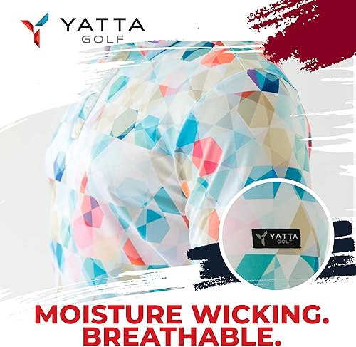 Miniatura 4 de YATTA GOLF - Mens Golf Shirt Moisture Wicking Quick-Dry Short Sleeve - Standout Performance Casual Polo Shirts for Men