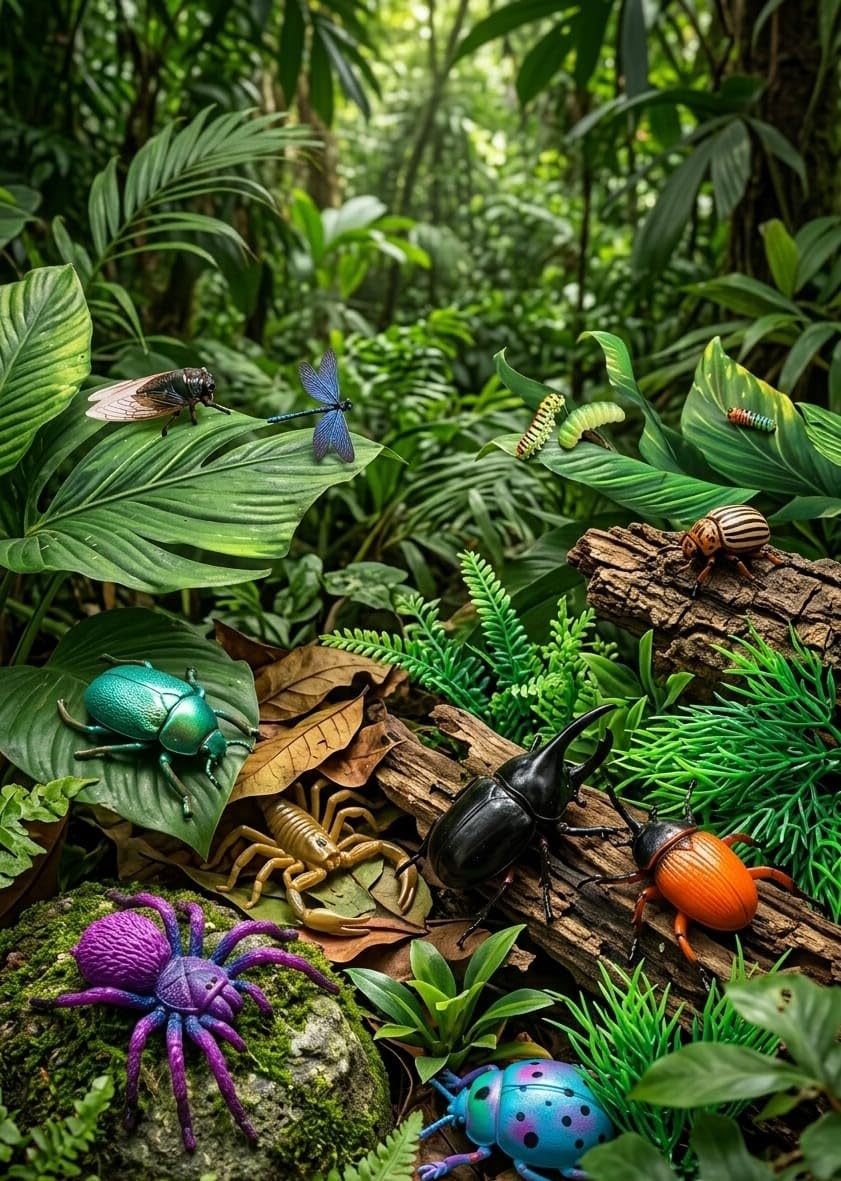Buy Insect World Small Bug Figures Set, Includes Beetle, Scorpion