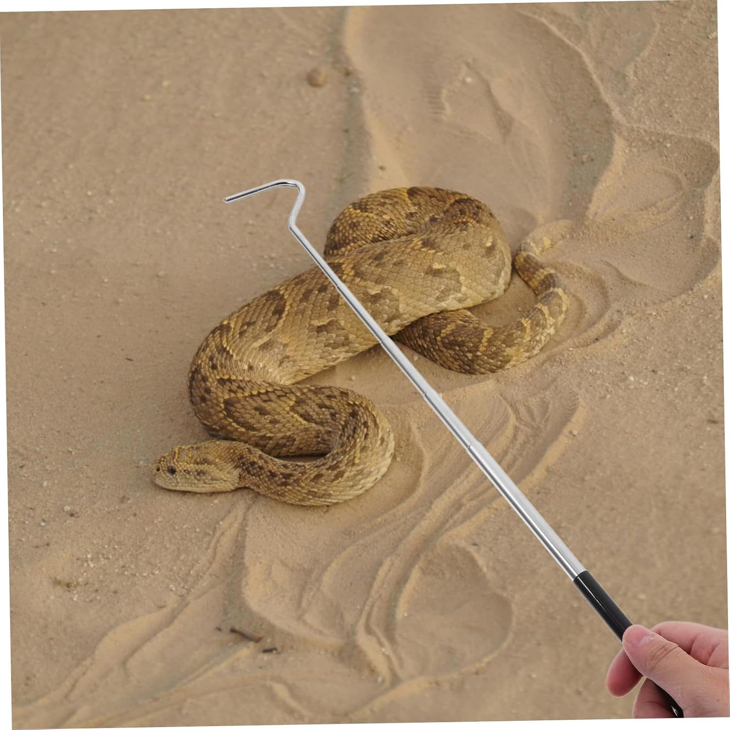 ORFOFE Eco-Friendly Snake Catcher Telescopic Snake Pole Reptile Handling Tool