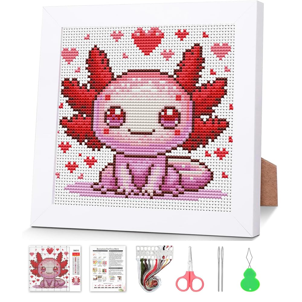 Beginner Cross Stitch Kits - Sloth Stamped Art -9 Beginner Cross Stitch Kits - Sloth Stamped Art -9