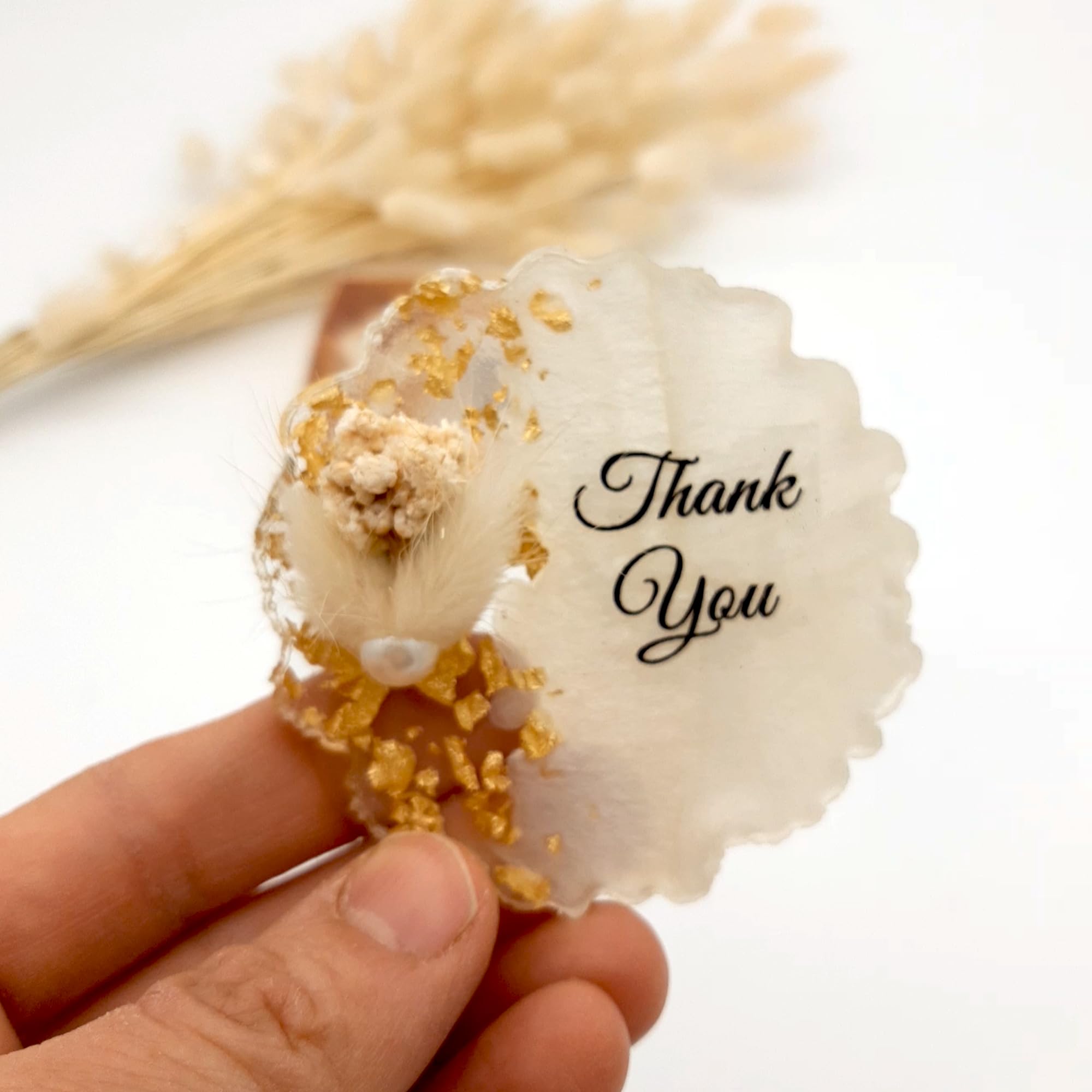 Regalo de fiesta de boda para invitados, imán de epoxi para regalos de despedida de soltera, imán de nevera para recuerdos de baby shower, elegante detalle de agradecimiento (juego de 50)