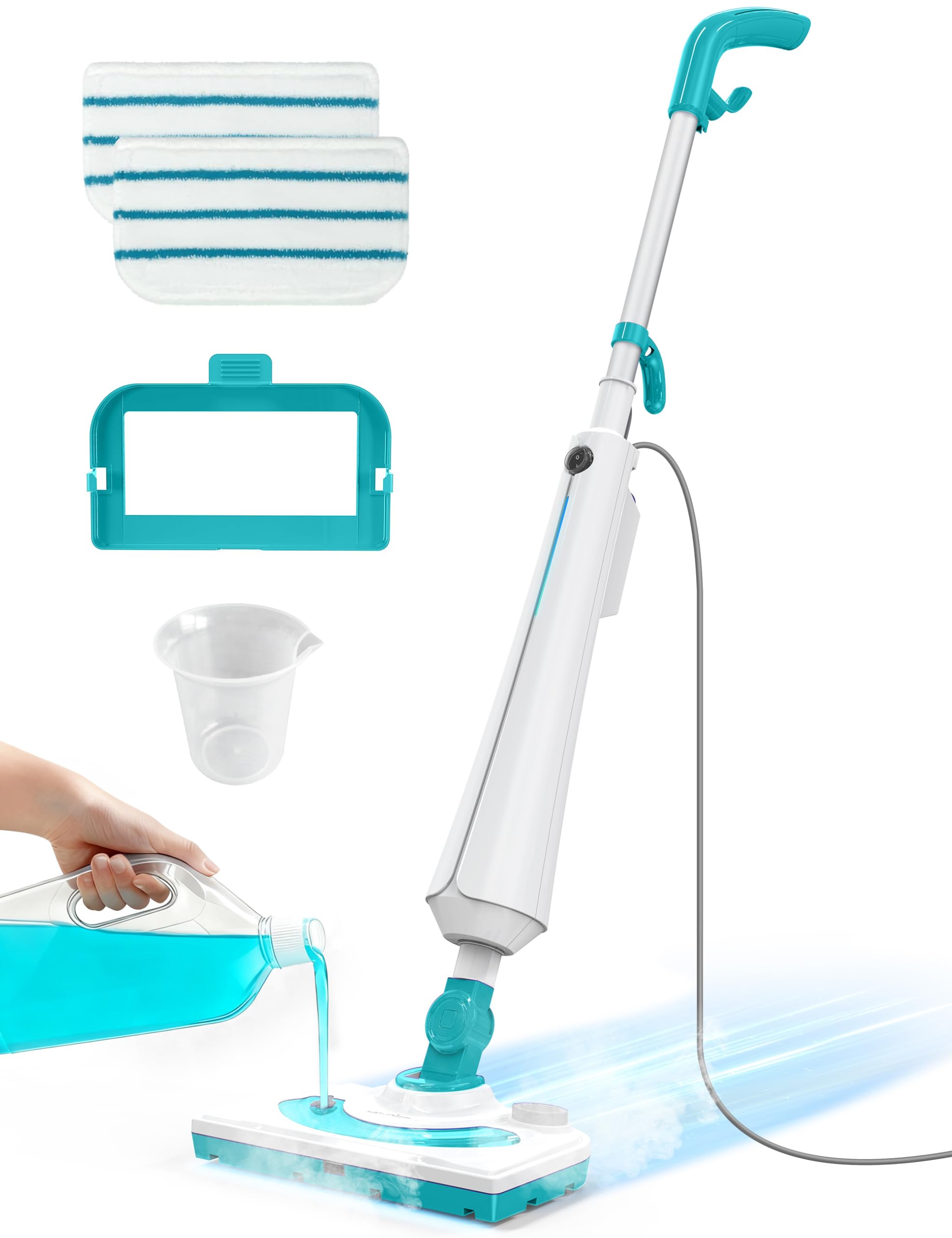 Photo 1 of Aspiron Professional Steam Mop Cleaner - Teal