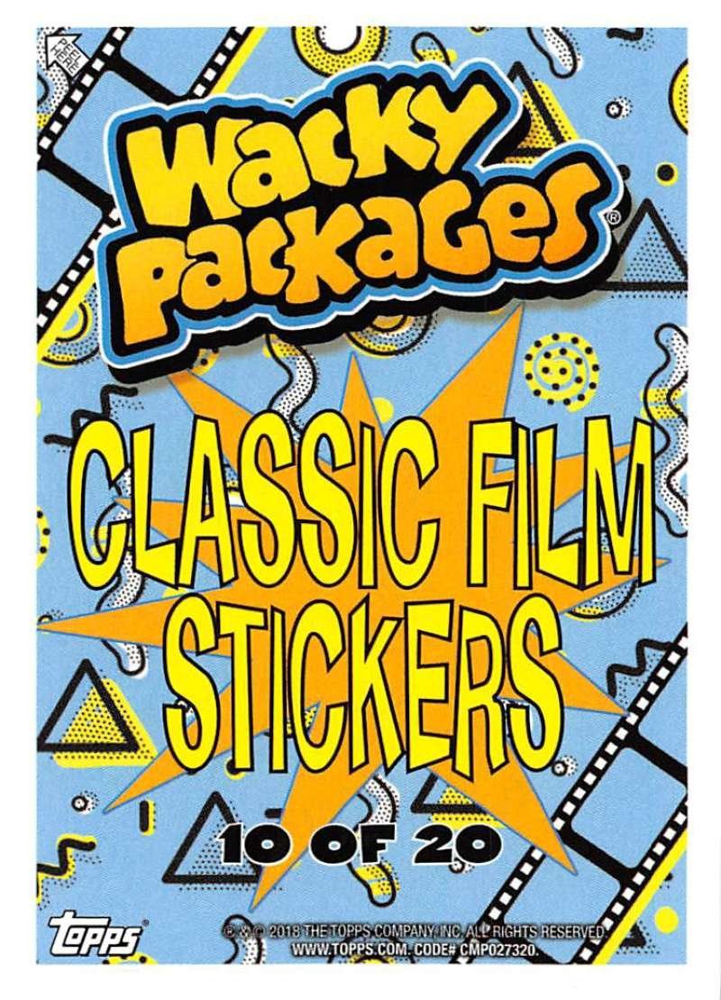 2018 Topps Wacky Packages Go to the Movies Classic Film Stickers