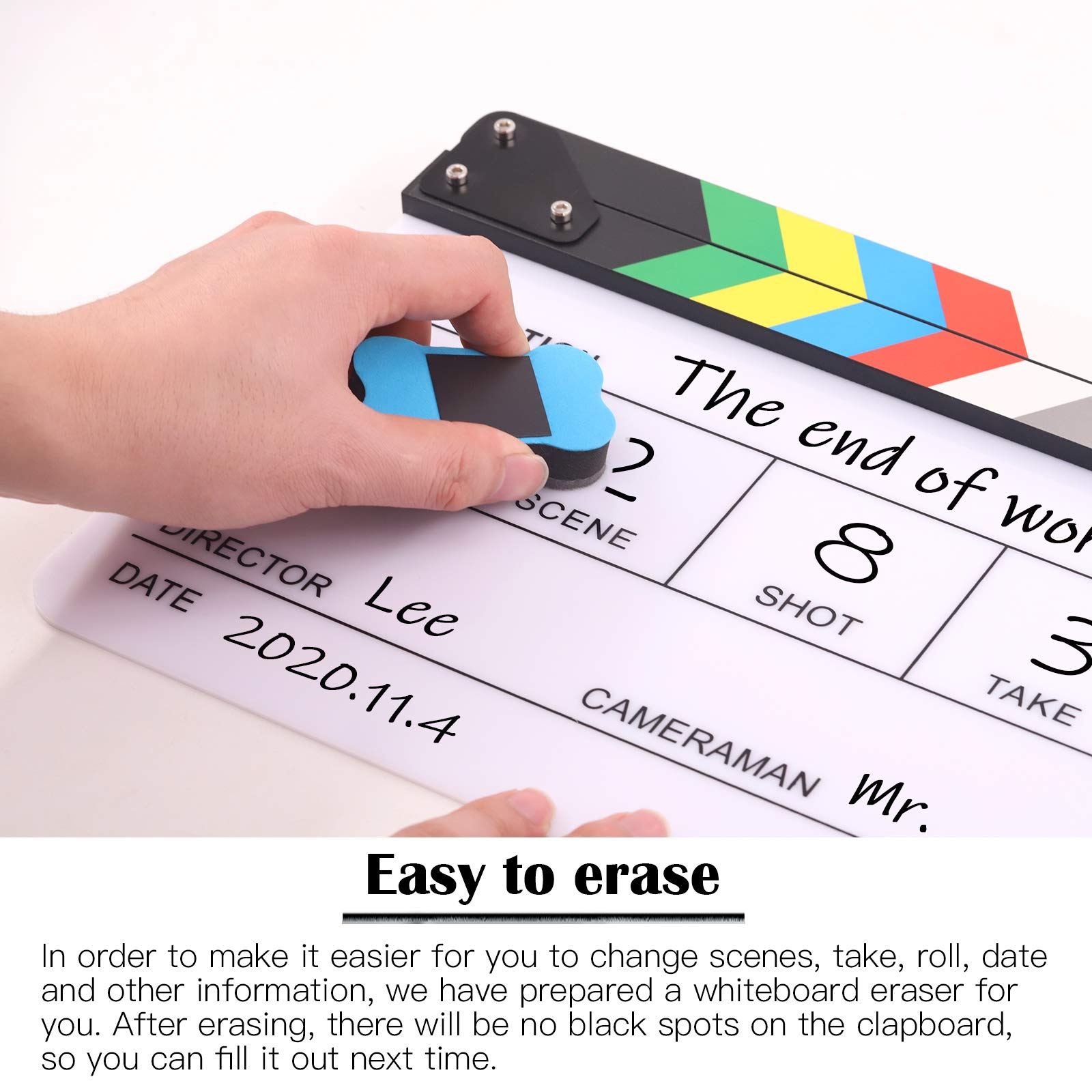 QSLKI 7PCS Tableaux De Cinéma En Acrylique Coloré, 20 * 20 Cm