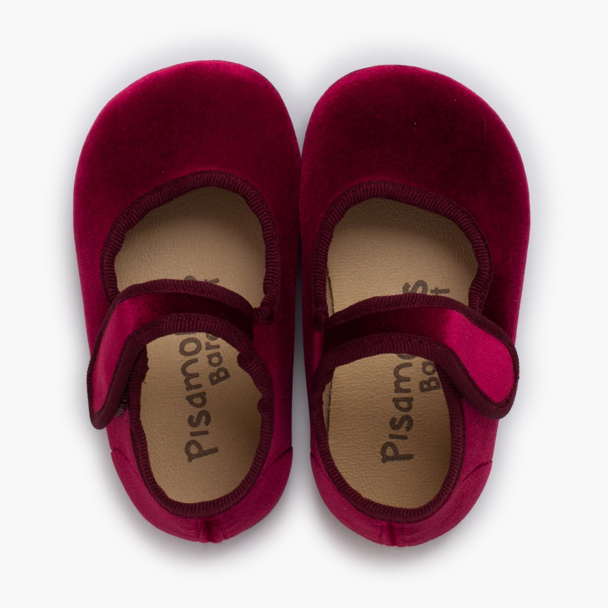 Pisamonas Merceditas Barefoot Terciopelo Tira Adherente