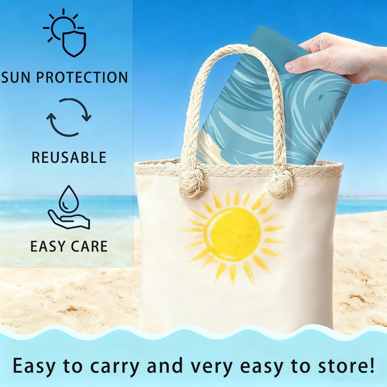 Générique Grande Serviette de Plage 210 x 135 CM,Drap de Plage Microfibre,Couverture de Plage Absorbante Rapide pour Paysage Collines, Cyprès, Ciel