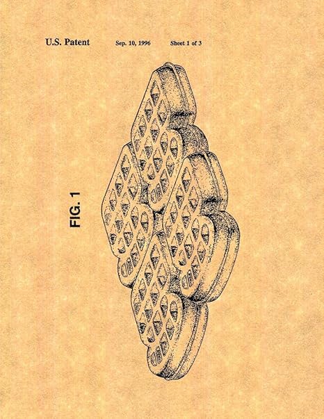 Amazon Com Eggo Waffles Patent Print 8 X 10 M Posters Prints