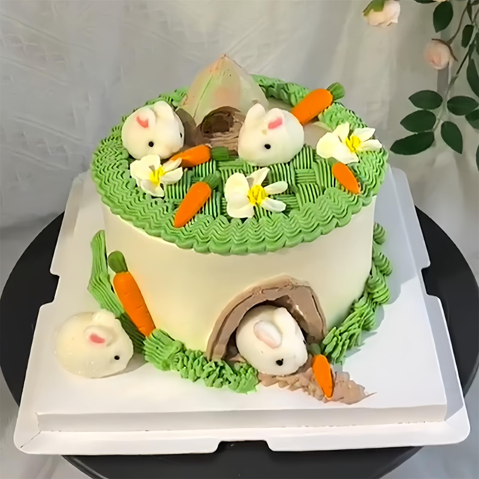 菓子 うさぎ誕生日のケーキ バースデーケーキうさぎちゃんのお菓子の