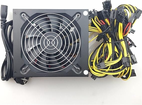 1600w Computer Power Supply Mining rig antminer pico PSU asic Bitcoin Miner for rx 470 rx 580 rx 570 rx480 ATX BTC