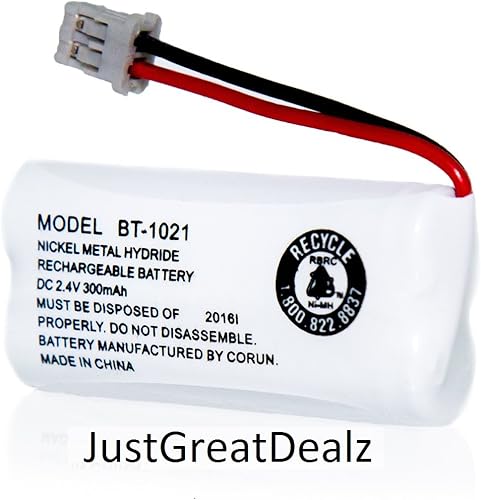 Miniatura 3 de JustGreatDealz Batería BT-1021 BT1021 BBTG0798001 para teléfonos inalámbricos Uniden (paquete de 3)