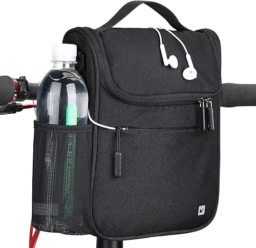 Rhinowalk Bolsa de manillar de bicicleta, bolsa delantera para bicicleta de carretera, bolsa de marco de bicicleta, bolsa de cesta de bicicleta,