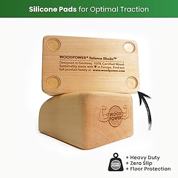 Amazon | WOODPOWER® バランスブロック - 逆立ちブロック&ヨガ
