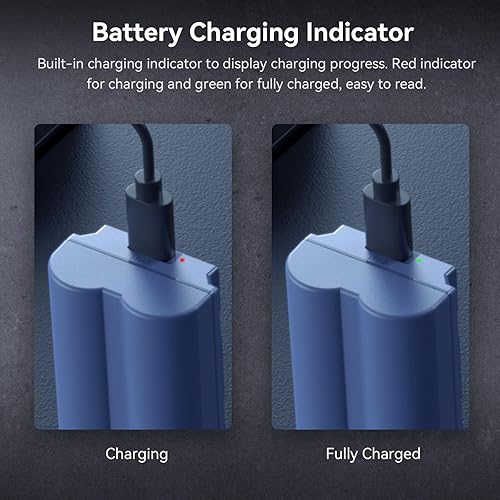 Miniatura 8 de SMALLRIG Batería USB-C de repuesto de 2400 mAh para Fujifilm NP-W235, 2.5H completamente cargada, para Fuji X-T5, X-T4, GFX100S, para Fujifilm X-T5,