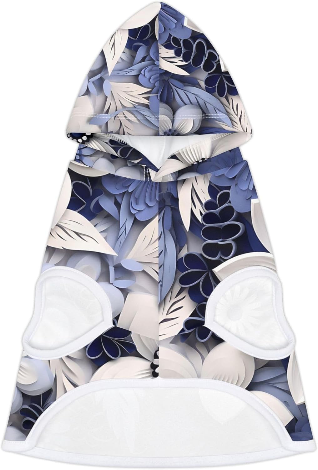 Cute Dog Hoodie with Hood. Large and Small Animal Sweatshirt. Soft Polyester Cat and Dogs Hooded Sweatshirt