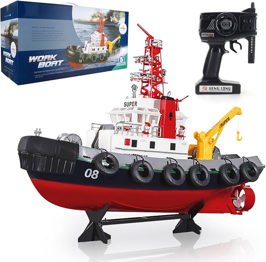Amazon.co.jp: 60 CM超大型リモコンタグボートRC消防船4 CH電動RC救命