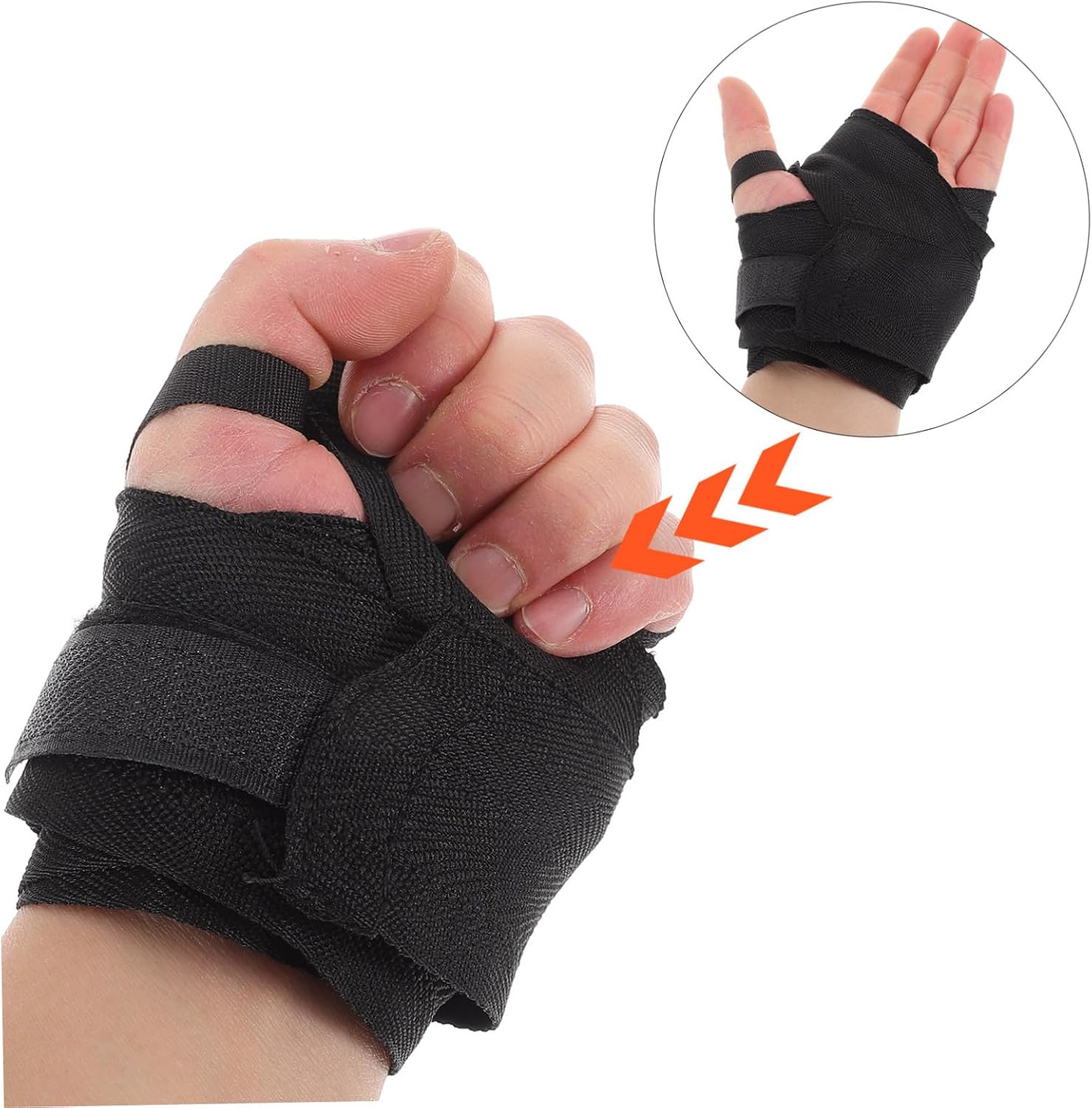 YARNOW 2Rolls Breathable Cotton Hand Wraps for Boxing MMA Comfortable Wrist Protection Flexible Secure Fit for Sanda Taekwondo Martial Arts