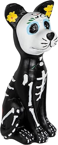 Miniatura 4 de Northlight Figura decorativa de perro con esqueleto del Día de los Muertos de 5 pulgadas