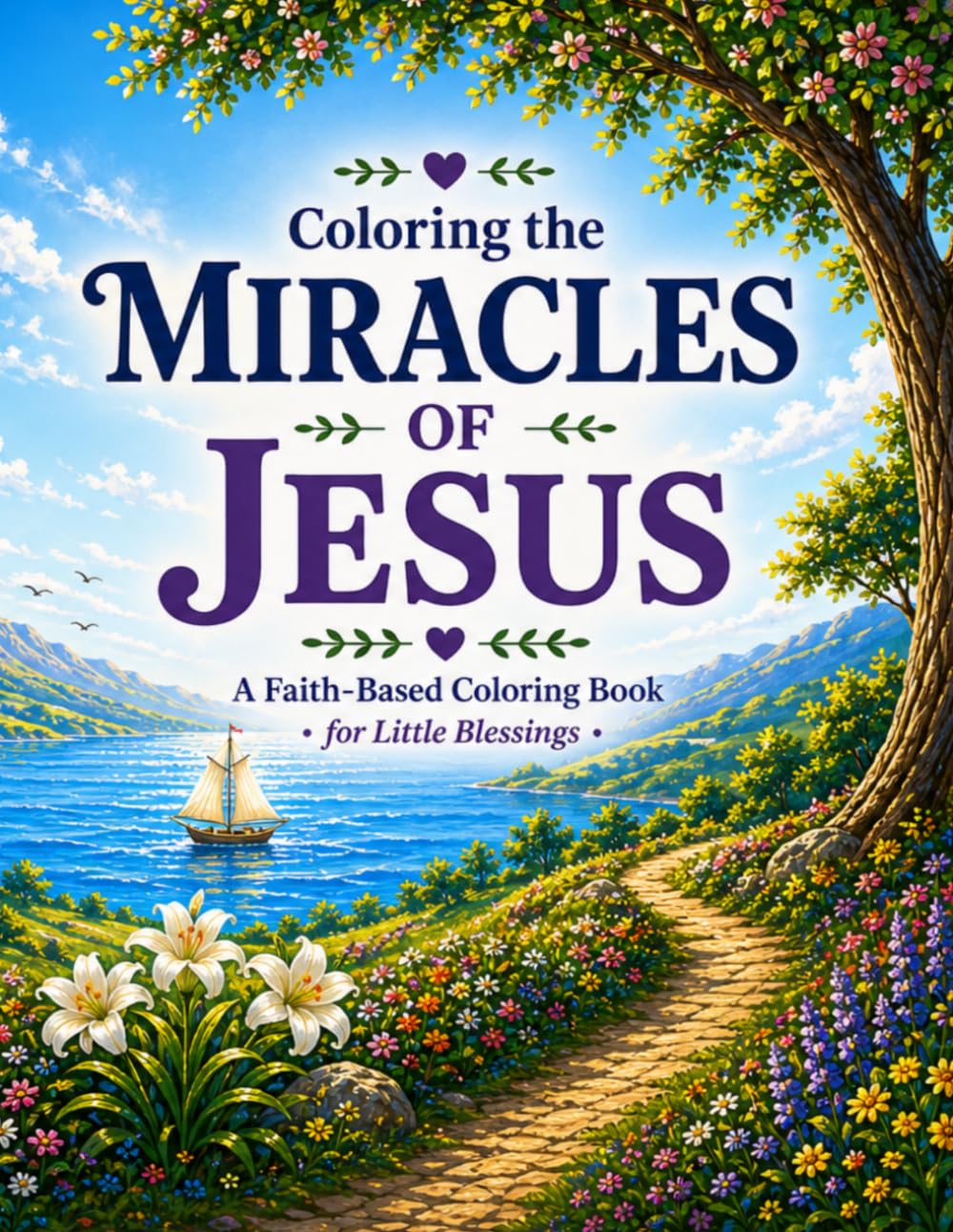 Coloring the Miracles of Jesus: A Faith-Based Coloring Book for Little Blessings (ICXC NIKA PRINTS Christian Coloring Books)