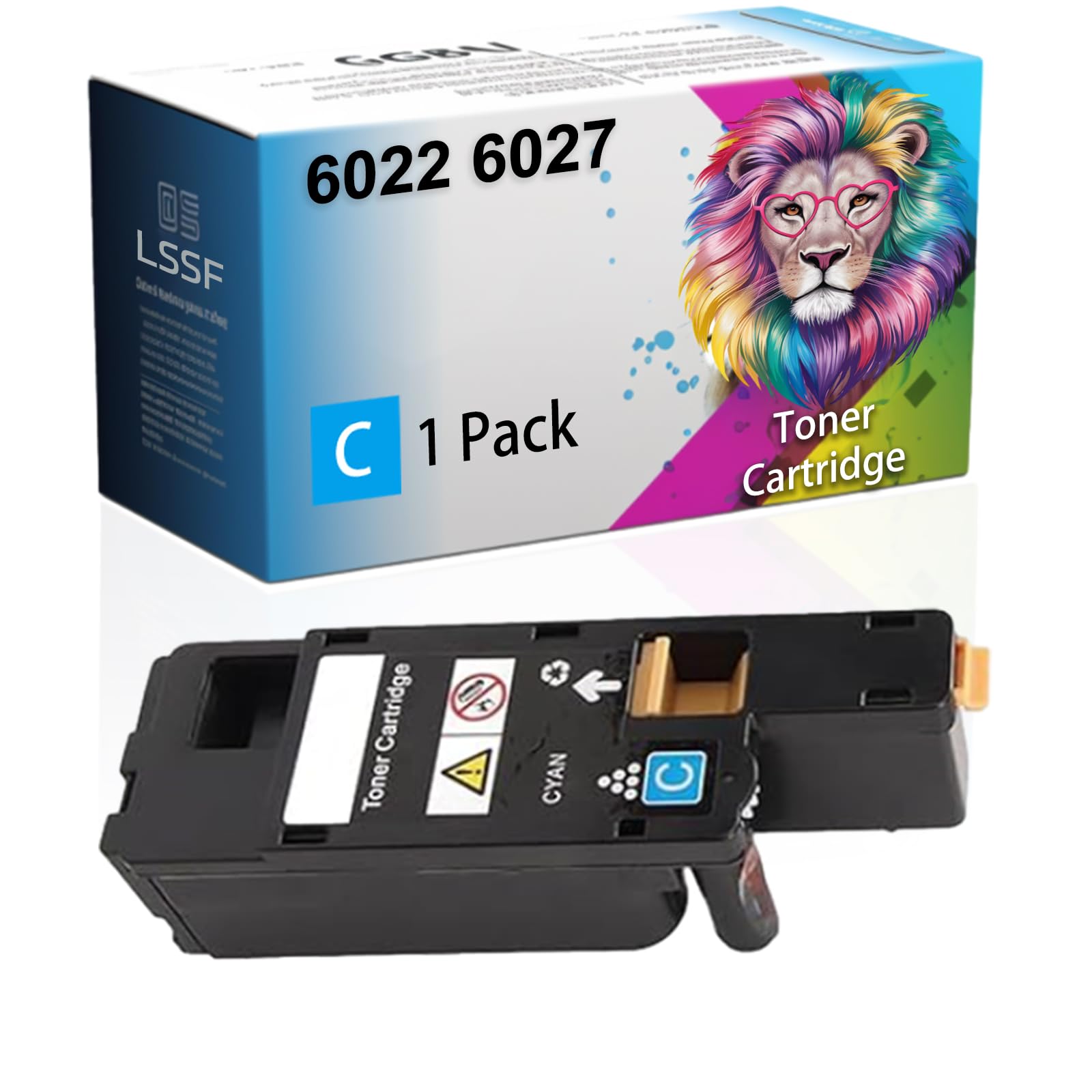 Compatible for Xerox Phaser 6020 6022 WorkCentre 6025 6027 Printers, 6022 6027 106R02759 106RO2756 106R02757 106R02758 Toner Cartridge, Ultra-High