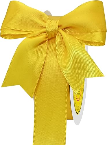 Miniatura 803 de Cinta de satén verde esmeralda de doble cara de 1-1/2 pulgadas x 50 yardas, cinta de poliéster verde esmeralda para envolver regalos, muy adecuada