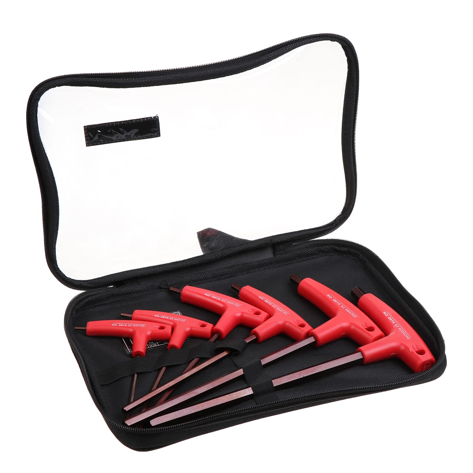 Set di 6 chiavi a brugola con impugnatura a T multifunzione per set di chiavi a brugola a braccio lungo con estremità sferica per set di chiavi H3-H10 per la casa F 6x Set di chiavi a braccio