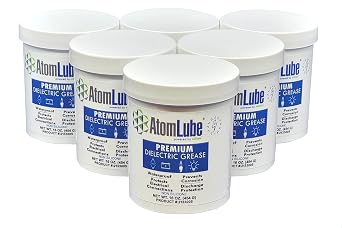 AtomLube Premium Dielectric Grease 6-Pack of 16 oz Jars