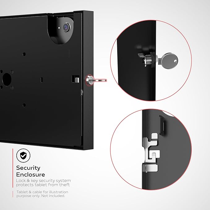 Soporte de pared antirrobo para iPad A16 11" y 10ª Gen 10.9" miniatura 2