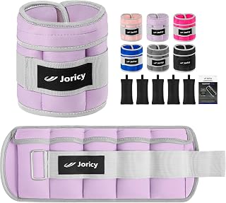 Adjustable Ankle Weights for Women Men 1 2 4 5 6 8 10 LBS 1 Pair Leg Wei...