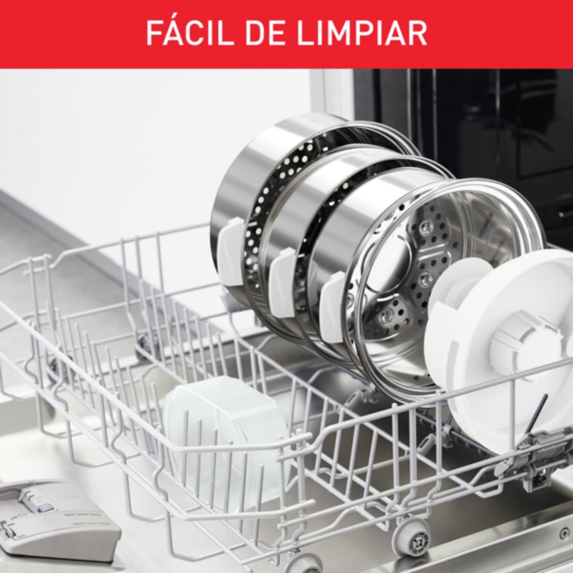 Tefal Vaporera eléctrica Convenient Series Deluxe VC502D - Vaporera cocina vapor de 900 W, 8 programa de cocción, bol acero inoxidable, hasta 3 platos a la vez, panel de control táctil, fácil limpieza
