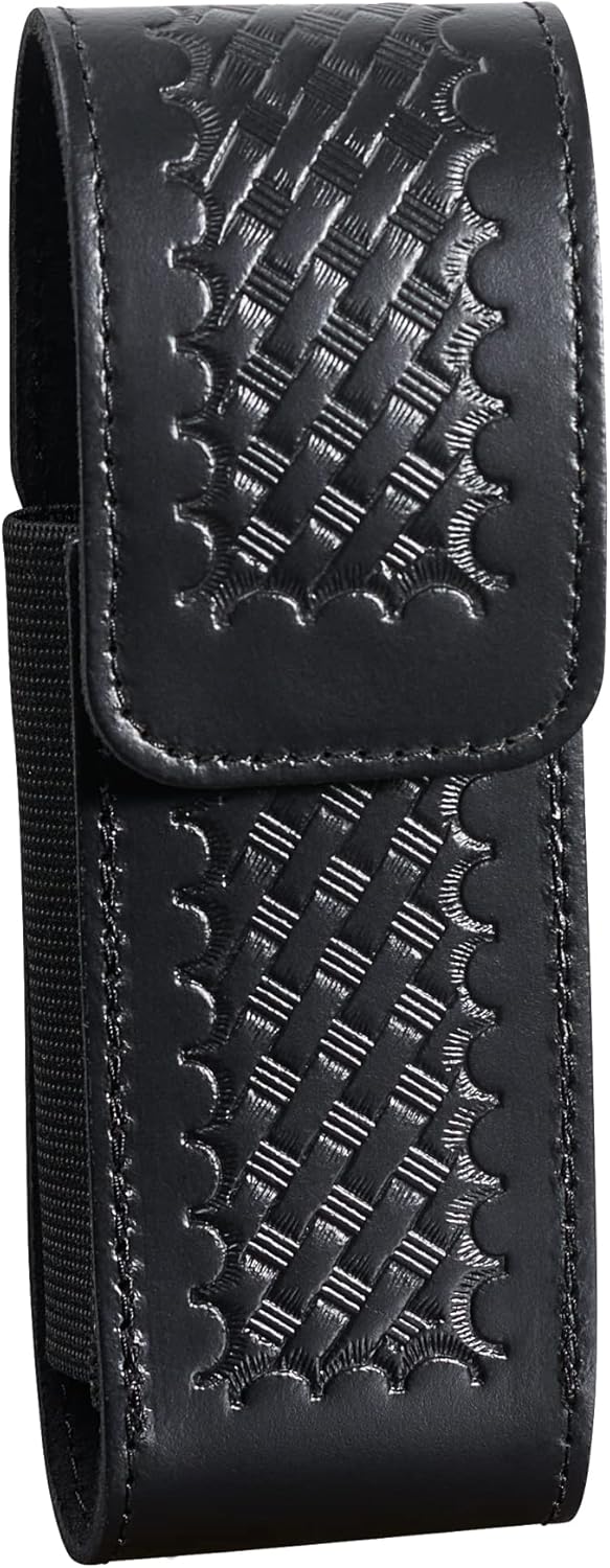 Leather Tourniquet Holder for Duty Belt, Black Leather