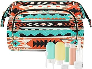 Kigai Aztec Navajo Makeup Bag Cosmetic Bag fo...