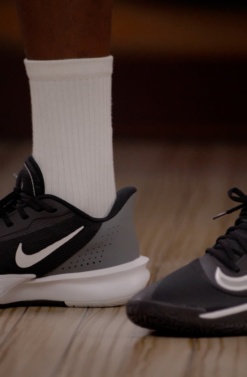Amazon.com | Nike Men's Precision 7 Basketball Shoes, Black/White
