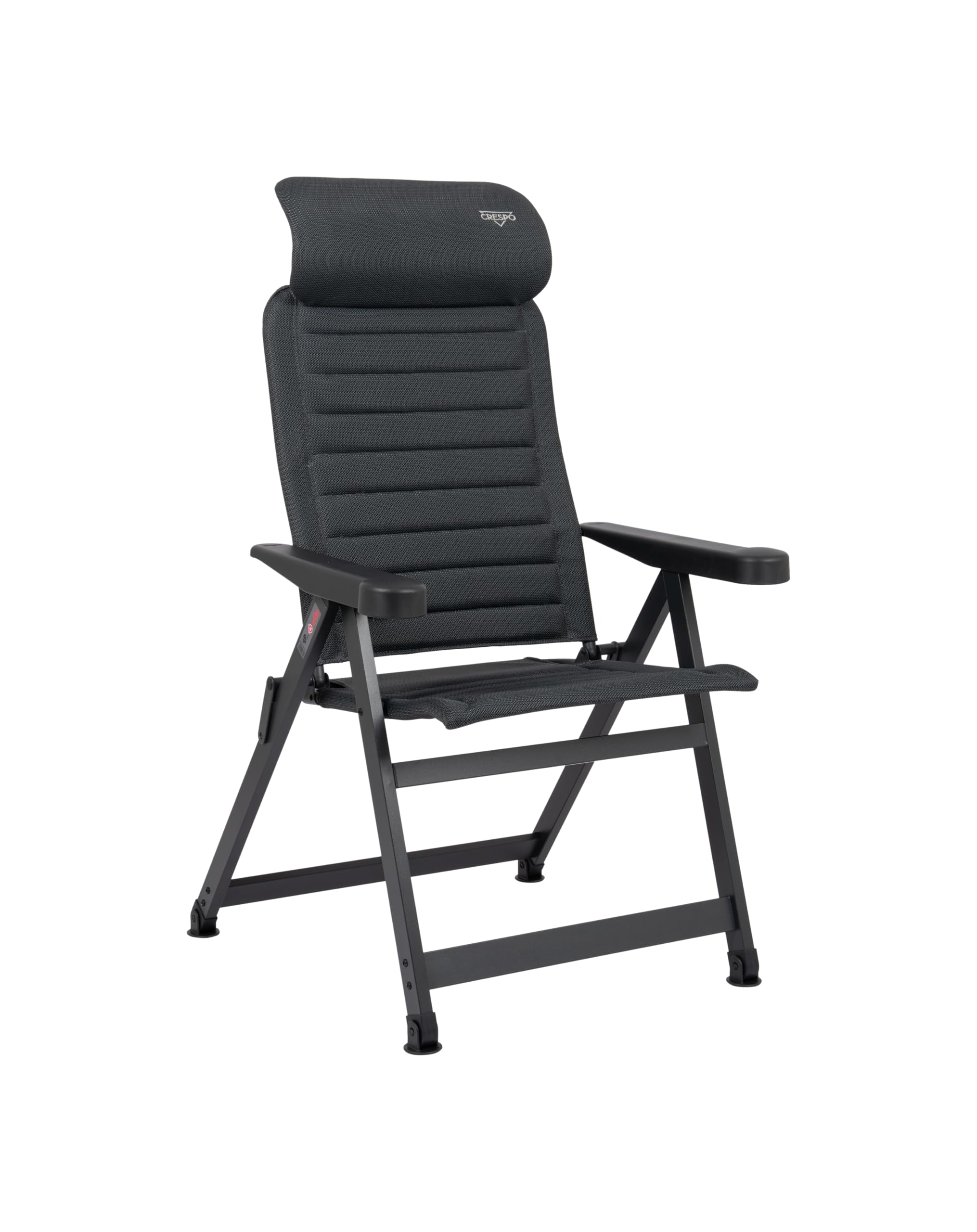 CRESPO Silla de camping AP/435-ASC - grigio (60) per campeggiatori e outdoor, per comfort e praticità all’aperto