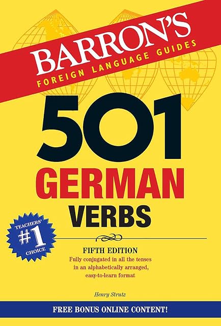 Portada de 501 German Verbs: Fully Conjugated in All the Tenses in an Alphabetically Arranged, Easy-to-learn Format
