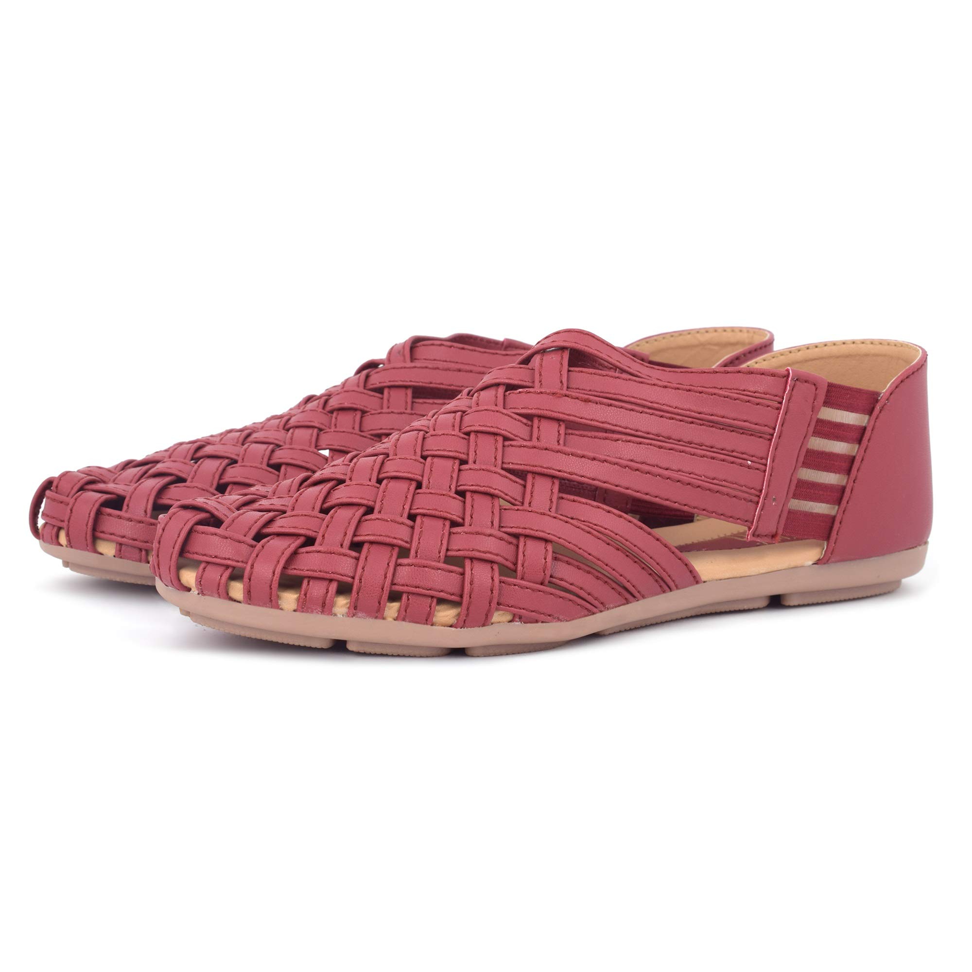 FASHIMO Women Stylish Bellies for Women and Girls 786-cherry-38 (B07HHFZ19B) Amazon Price History, Amazon Price Tracker
