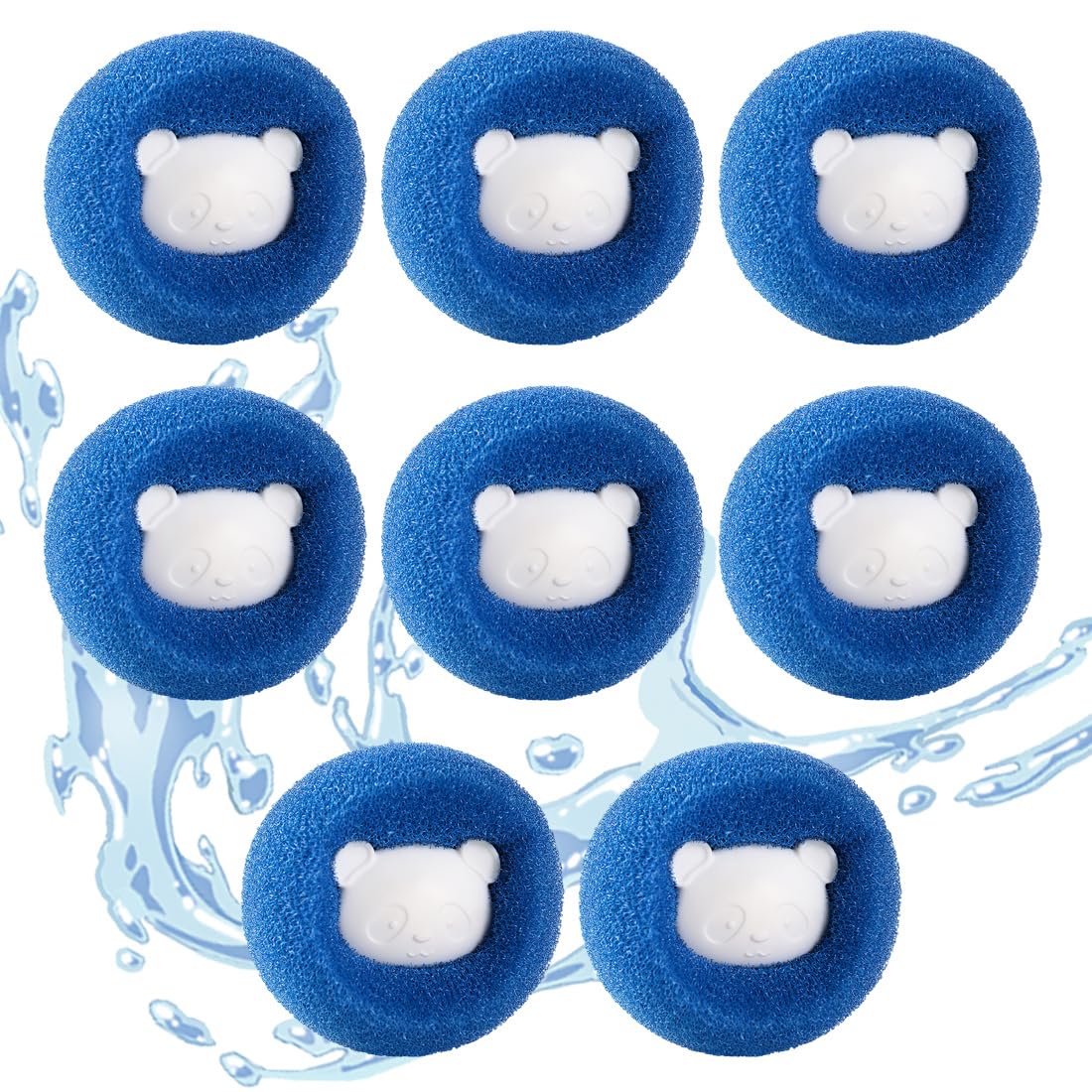Atrapa Pelos Lavadora,Bolas Atrapa Pelos para Lavadora,Quita Pelos Mascota Lavadora,Bola de Lavado Reutilizable para Eliminar el Pelo de Las Mascotas en la Lavadora atrapa pelos lavadora quita pelos