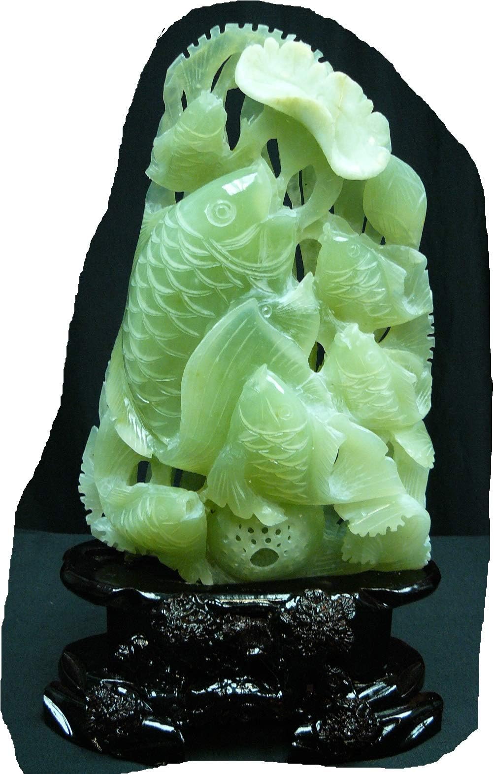 13" Jade Fishes Aquarium A171