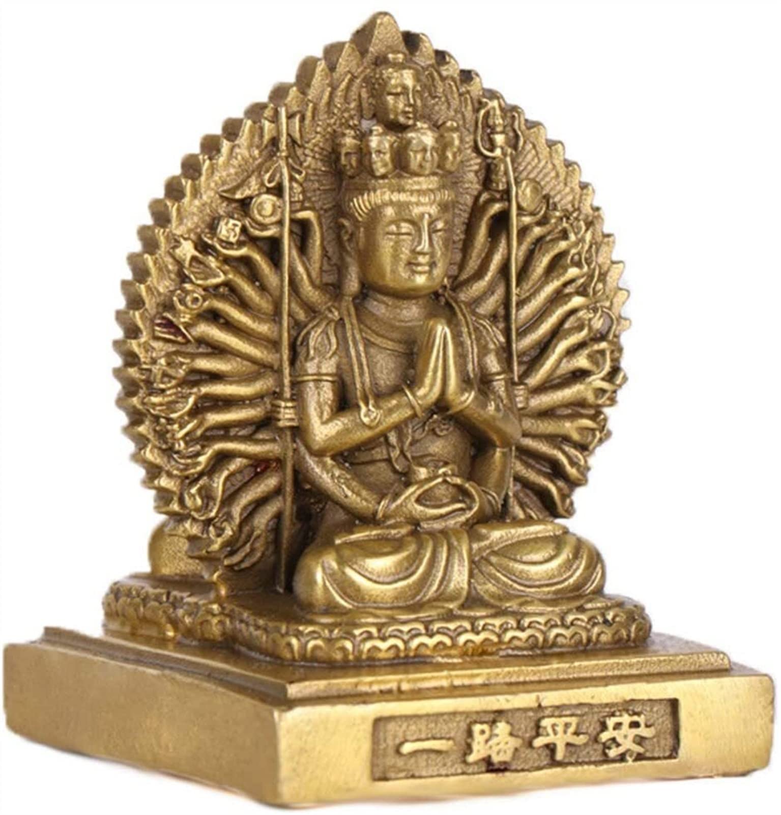 SBCGFY Feng Shui Statue,Guanyin Statue Thousand Hands Guanyin Statue, Guanyin Sculpture, Guanyin Decoration, Feng Shui Gift, Blessing Gift