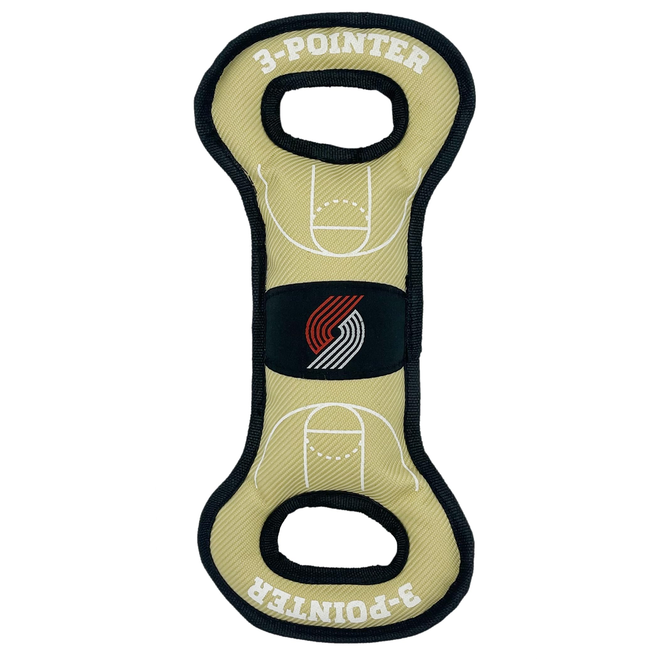 Jouet de terrain Trail Blazers pour chien passionné de basket NBA lors des sorties
